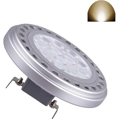 Spot Light Bulb AR111 G53 15W 30° Beam Angle View Daylight 4000K SMD 15LEDs Input AC DC 12V Spot Reflector Lights 1500LM ES111 Qr111 Replacement Bulb (1/5)