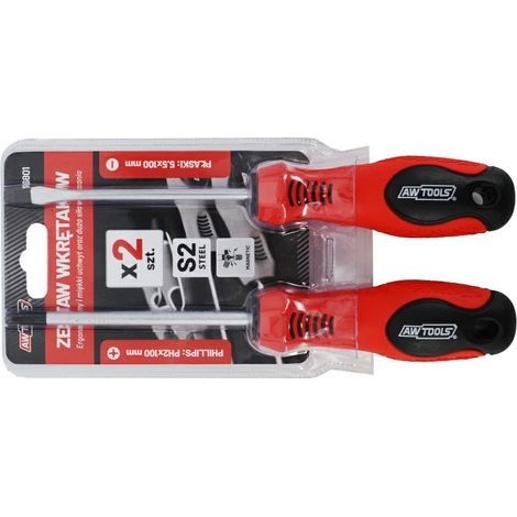 Set di cacciaviti Awtools in blister S2 / 2 pezzi. (1/2)