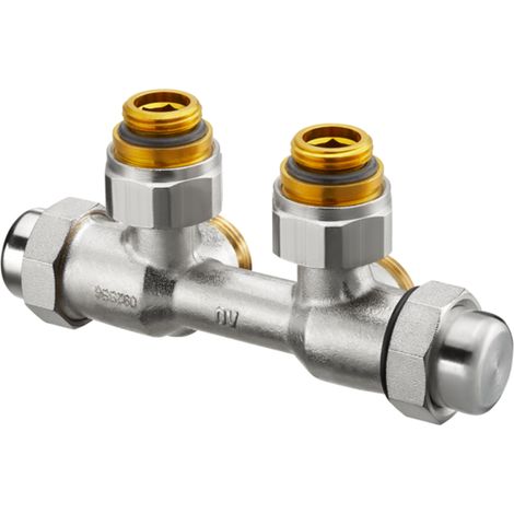 OVENTROP Racor de conexión Multiflex FQ Esquina Conexión izquierda, G 1/2 AG x G 3/4 Eurocono, 1015874