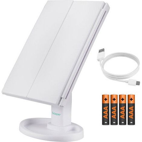 Specchio per il trucco con luce led (1/4)