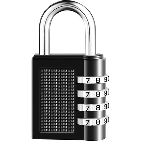 Cadenas Code 4 Chiffres,Cadenas À Code En Alliage De Zinc,Serrure À Combinaison Étanche Pour Casiers Et Portes (1/5)
