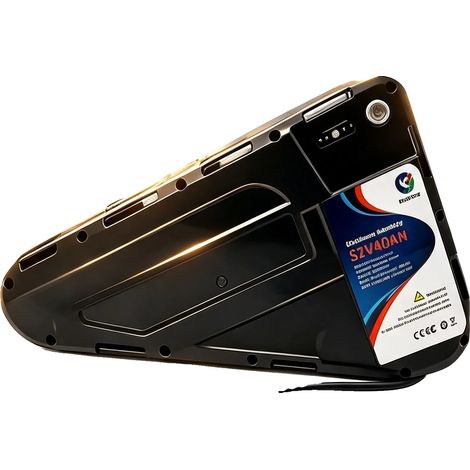 Batería para bicicleta eléctrica, 52 V, capacidad 40 Ah, diseño impermeable, 52V-DJ7021-40AH (1/2)