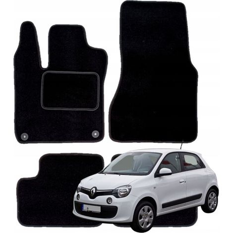 Tapis de sol en velours pour Renault Twingo 3 III à partir de 2014, essuie-glaces pour voiture B