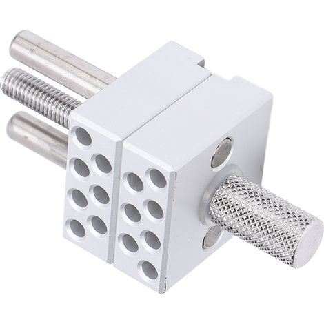 Mini étau précision réglable diamètre serrage max 30 mm acier allié inox portable pour bijouterie artisanat électronique kit 1 étau 14 tiges 14 protections boîte (1/5)