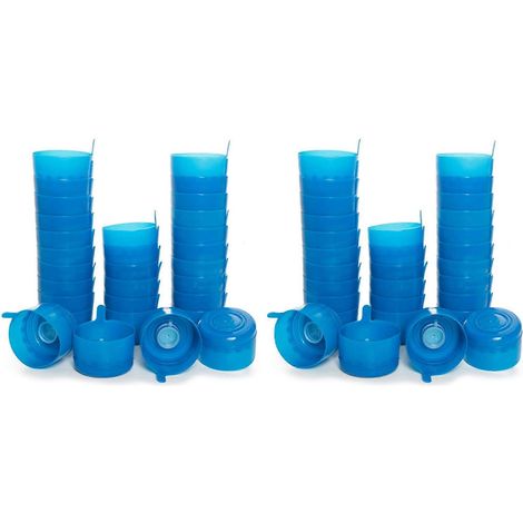 60 lot Non Spill bouteille bouchons anti éclaboussures bouteille bouchons réutilisable pour eau pichet réutilisable (1/5)