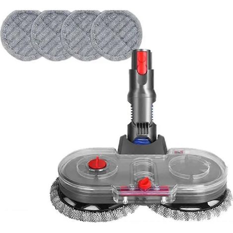 Tête de balai électrique pour aspirateur V12 Slim / V10 Slim avec réservoir d'eau et chiffon de nettoyage. (1/5)