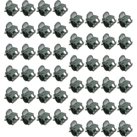 250 Pièces Pinces de Support pour Plantes D’Extérieur 250 Pcs – Clips en Plastique Réutilisables pour Orchidées, Plantes Grimpantes et Tiges, Couleur Vert Foncé, Maintien Délicat (1/5)
