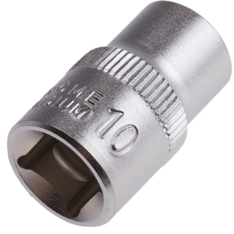 Rs Pro – Douille 10mm Bi-Hexagone – Entraînement carré 3/8' – Acier chrome vanadium – Finition sablée pour usage intensif (1/2)