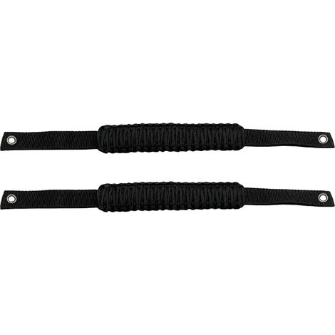 Juego de 2 asas de agarre de paracord para barras antivuelco, compatibles con Ford Bronco y Jeep Wrangler. (1/5)