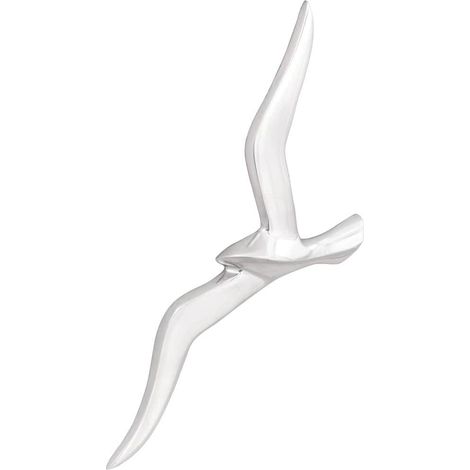vidaXL Gaviota 2 pcs Plateado Aluminio (1/5)