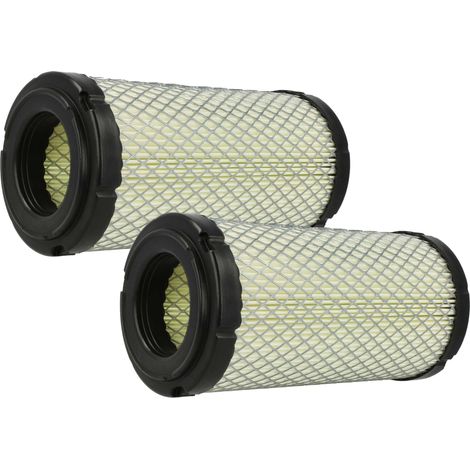 vhbw 2x Filtro dell'aria sostituisce Kohler GM24456, 2508302, ED0021751660S per escavatore - filtro del motore esterno