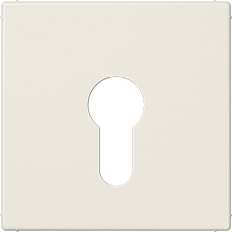 Jung Tapa para interruptor de llave sin protección contra desmontaje 1 vez, termoplástico, Serie LS, blanco LS 925