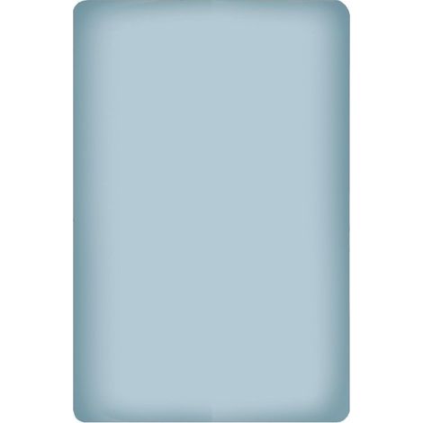 KLULK Lenzuolo Sotto Con Angoli Elasticizzati Una Piazza E Mezza Celeste,100% Percalle Di Cotone,125 x 200 + 25 Cm,Made In Italy (1/5)