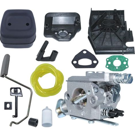 Kit support filtre à air carburateur, pièce pour tronçonneuse Husqvarna 136 137 141 142, 530071987, 530029811, 545006044, 530037465 (1/5)