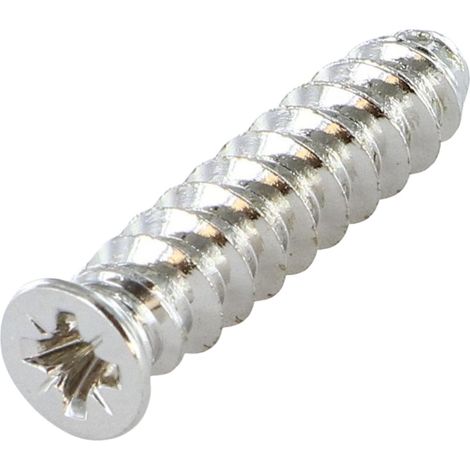 Vis Euro Tête fraisée Pozi 6.3X27 Diamètre de tête: 7.5 Acier nickelé-1 pièce (1/3)