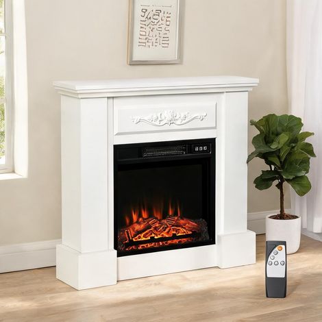 Cheminée électrique bianco 80,7 x 22,5 x 76,5 cm (1/5)