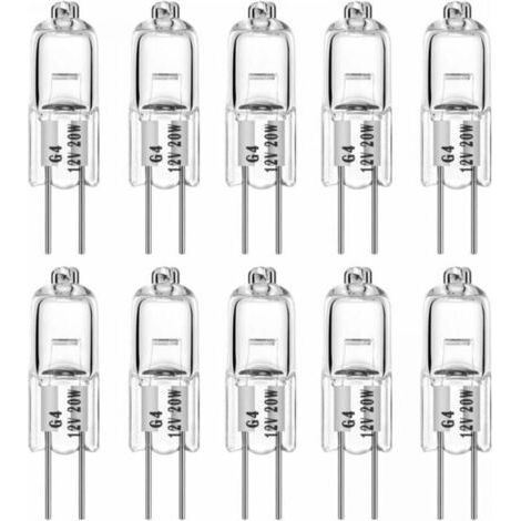 G4 20W 12V T3 JC 2-Pin Halogenlampen als Ersatz, geeignet für Landschaftsbeleuchtung, Unterbaubeleuchtung, Puck-Leuchten und Konturleuchten. (1/5)