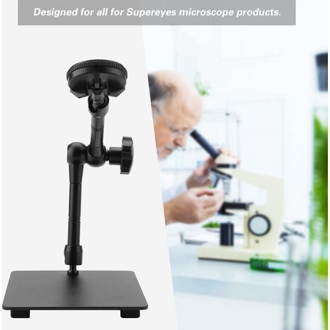 Microscope numérique USB Z004 en métal, portable avec support universel réglable, diamètre intérieur 2 cm (1/5)