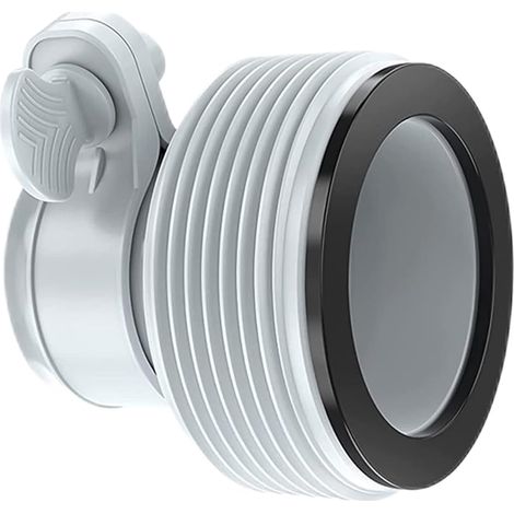 Adaptateur de Tuyau de Piscine Type B, Adaptateur pour Pompe Filtre, Adaptateur Conversion de Tuyau de Pompe de Filtre pour Piscine Systèmes de Filtration Raccords de 1,5" à 1,25" (1/5)
