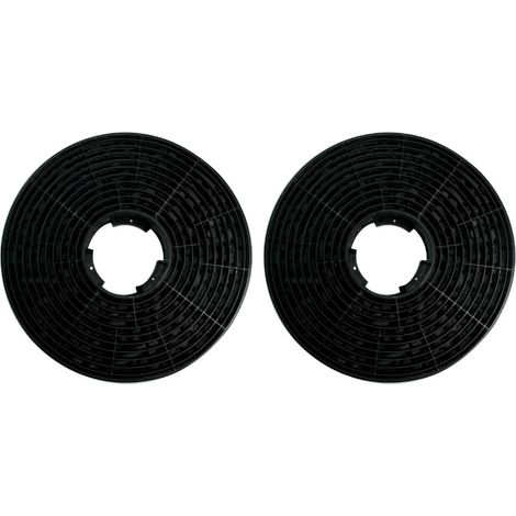 Trade-Shop Aktivkohlefilter 105 x 25mm kompatibel mit Candy 35602288 49040117 49040890, Hoover 35602288 49040117 KFC6961, Sogedis 352C66 - 2 Stück (1/3)