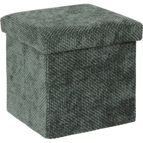 Pouf mix n modul 31x31cm verde scuro - 5five