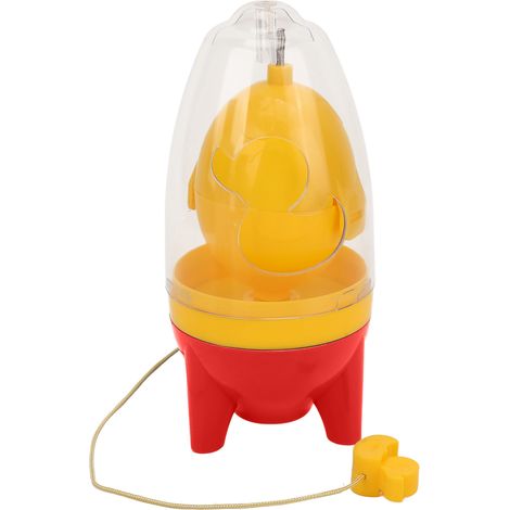 Machine à œufs toupie amusante, à rotation rapide et homogène, manuelle et portable, rouge. (1/5)