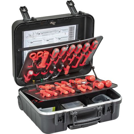 GT LINE Werkzeugkoffer mit elastischen Gurten und kompaktem Design. (1/5)