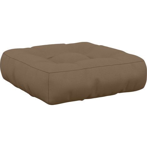 Cojín de Asiento de 1 Pieza VIANEN 100% Poliéster Topo vidaXL (1/5)