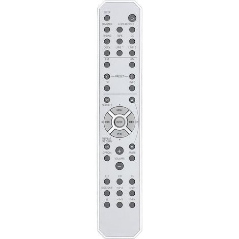 Ersatzfernbedienung RAX23 WV50020, kompatibel mit den AV-Heimkino-Verstärkern R S300 und R S300BL (1/5)
