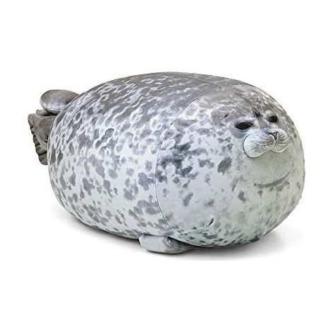 Coussin Phoque - 30 Cm - En Peluche Douce - Pour Canapé Ou Cadeau - 1 Pièce (1/5)