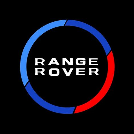(Sport Edition 10-aujourd'hui-F) Lot de 2 projecteurs LED pour portières de voiture, compatibles avec Land Rover Range Rover Sport Edition (2010-aujourd'hui). Éclairage d'ambiance discret. (1/5)