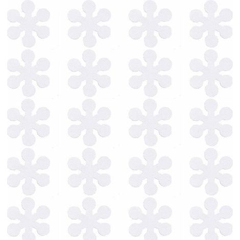 ensemble20Tapis antidérapants pour salle de bain, fabriqués en matériau flexible, adaptés aux baignoires-10centimètre (1/5)