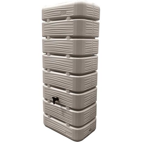Belli – Récupérateur d'eau de pluie 320 litres – Cuve en polyéthylène – Design moderne pour gestion efficace de l'eau – Solution écologique