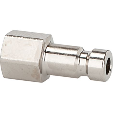 Riegler Nippel für Kupplungen NW 2,7, Messing vern., M5 IG, SW 7 (1/2)