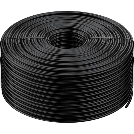 152 m 1/4 inch Drip Pipe Black PVC Tube for Sprinkler System Irrigation Hose Roll for Garden (1/5)