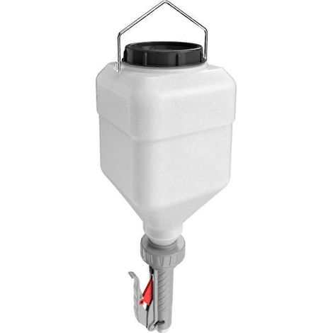 Distributeur de sauce suspendu de grande capacité (5,5 L) pour moutarde, salade, ketchup, mayonnaise, etc. (1/5)