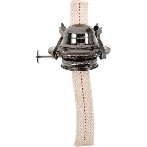 Accessoire de Mèche pour Lampe à Huile Rétro en Alliage Léger et Fer, Sûr à Brûler, pour Fabrication de Lampe à Pétrole Ancienne (1/5)