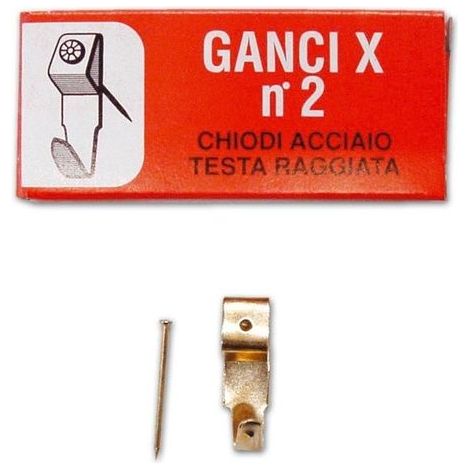 GANCI PER QUADRI "X" N°0 (1/2)