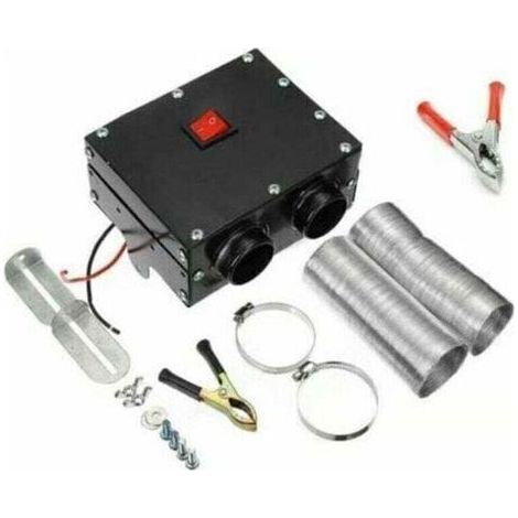Chauffage de voiture 12V 1000W – Dégivrage rapide en 5s – Faible bruit – Installation facile sous le siège ou sur le plancher (1/3)