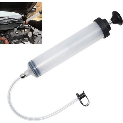 Trade Shop - Pompa Di Aspirazione Per Estrazione Olio Gasolio 500 Cm Siringa Manuale 07288 -