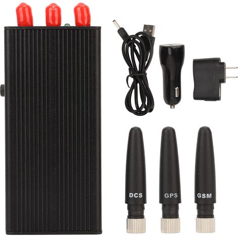 3-Wege-GPS-Störsender, tragbarer Anti-Tracking-Blocker, 2G-Signalabschirmung, 110–240-V-US-Stecker, diskreter Schutz (1/5)