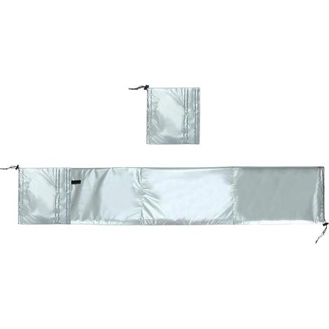 Housse Isolante Tuyau Climatiseur – Portable Étanche Thermique Enroulement Évacuation Climatisation – Protection Thermique pour Tuyaux, Réduit Perte Énergie, Idéal pour Maison Bureau École Apparteme (1/5)
