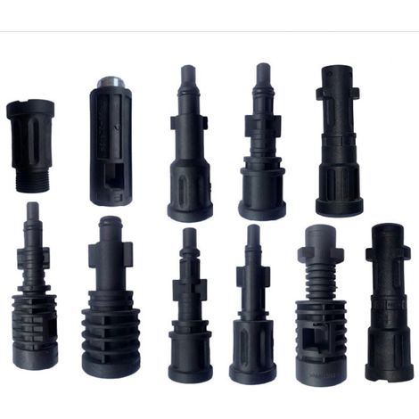 Cleaning hose adapter for Kärcher/Lavor/Interpump/Bosch high-pressure cleaners (Pack of 11) (1/4)