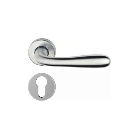 MANIGLIA ALLUMINIO AGNONE C/BOCCHETTA CR SAT- 1,0 pz