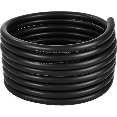 Mophorn 25 FT 6AWG Tragbares Stromkabel (3 Leiter), langlebiges 600V SOOW Elektrokabel, Industriequalität Elektrokabel mit robuster CPE-Gummiummantelung, Kupfer-Verlängerungskabel für Schweißgeräte