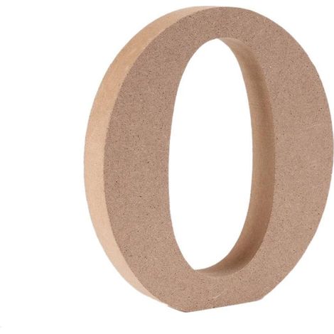 MINKUROW Lettre décorative en bois (O) Couleur naturelle 26 Alphabets personnalisables pour prénom enfant, mariage, anniversaire, décoration maison et chambre (1/5)