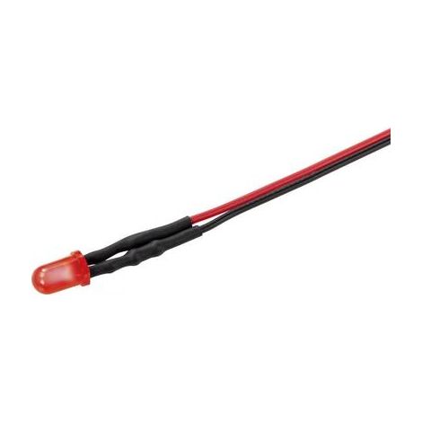 TRU COMPONENTS TC-9323300 Voyant de signalisation LED rouge 12 V/DC 4000 mcd