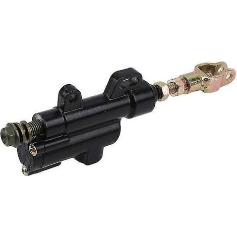 Pompe de frein arrière pour moto, pompe de frein hydraulique à pied arrière pour moto, maître-cylindre de frein arrière modifié, pièces détachées pour moto (noir uniquement).