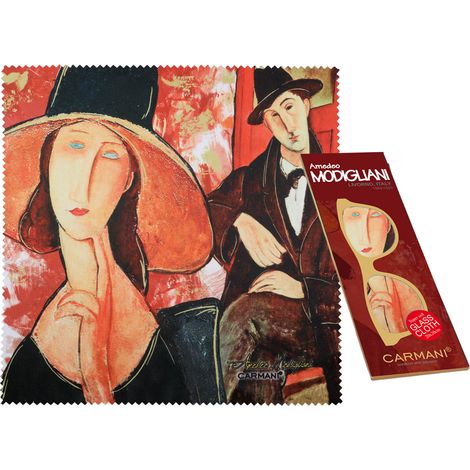 Panno per occhiali in microfibra Amedeo Modigliani donna Carmani DAR (1/3)