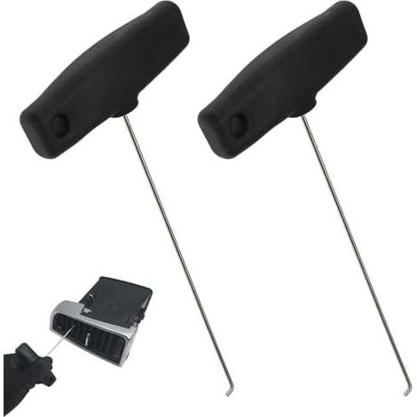 Satz mit 2 Tachometer-Ausbauhaken für Mercedes W124, SL R107/R129, Roadster W107, Coupé W114/W115. Werkzeugsatz kompatibel mit dem Ausbau des Kombiinstruments. (1/5)